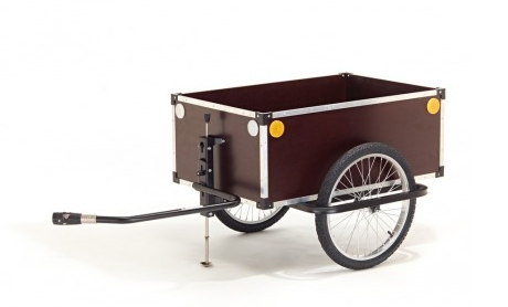 Remorque Rolland Jumbo 20" à timon bas avec support, attelage Weber, sans bâche