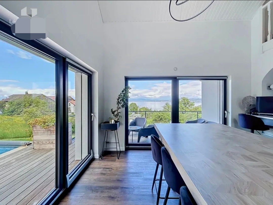 Villa Léman Horizon – Panorama Unique sur le Lac, Piscine Privée et Écrin de Nature aux Portes d'Évian